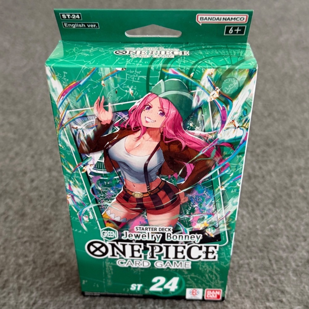 One Piece Card Game ST-24 Starter Deck Jewelry Bonney Green English New Sealed